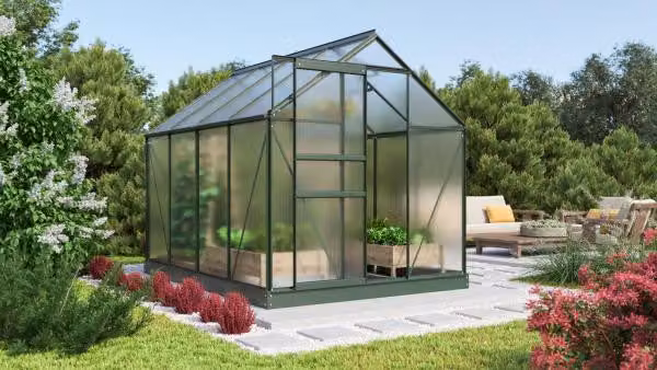 Serra Vitavia "Comet 5000", colore smeraldo, 5,0 m², spessore del vetro 4 mm