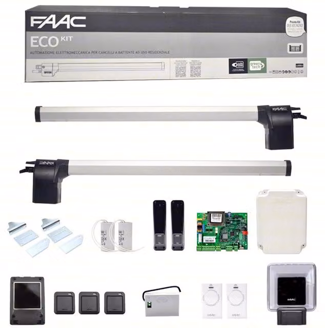 Faac 105917 Eco Kit 230v Perfect Per Cancelli A Battente Anta Max 2mt