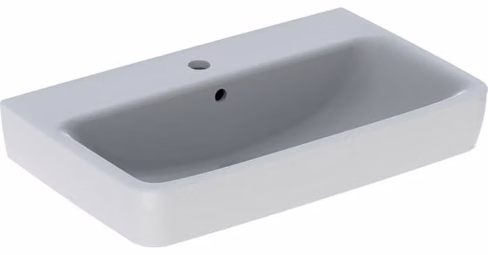 Geberit Renova Compact lavabo, avec trou pour robinetterie, avec trop-plein, 650x400mm, 501.714.00.8, 501.714.00.8