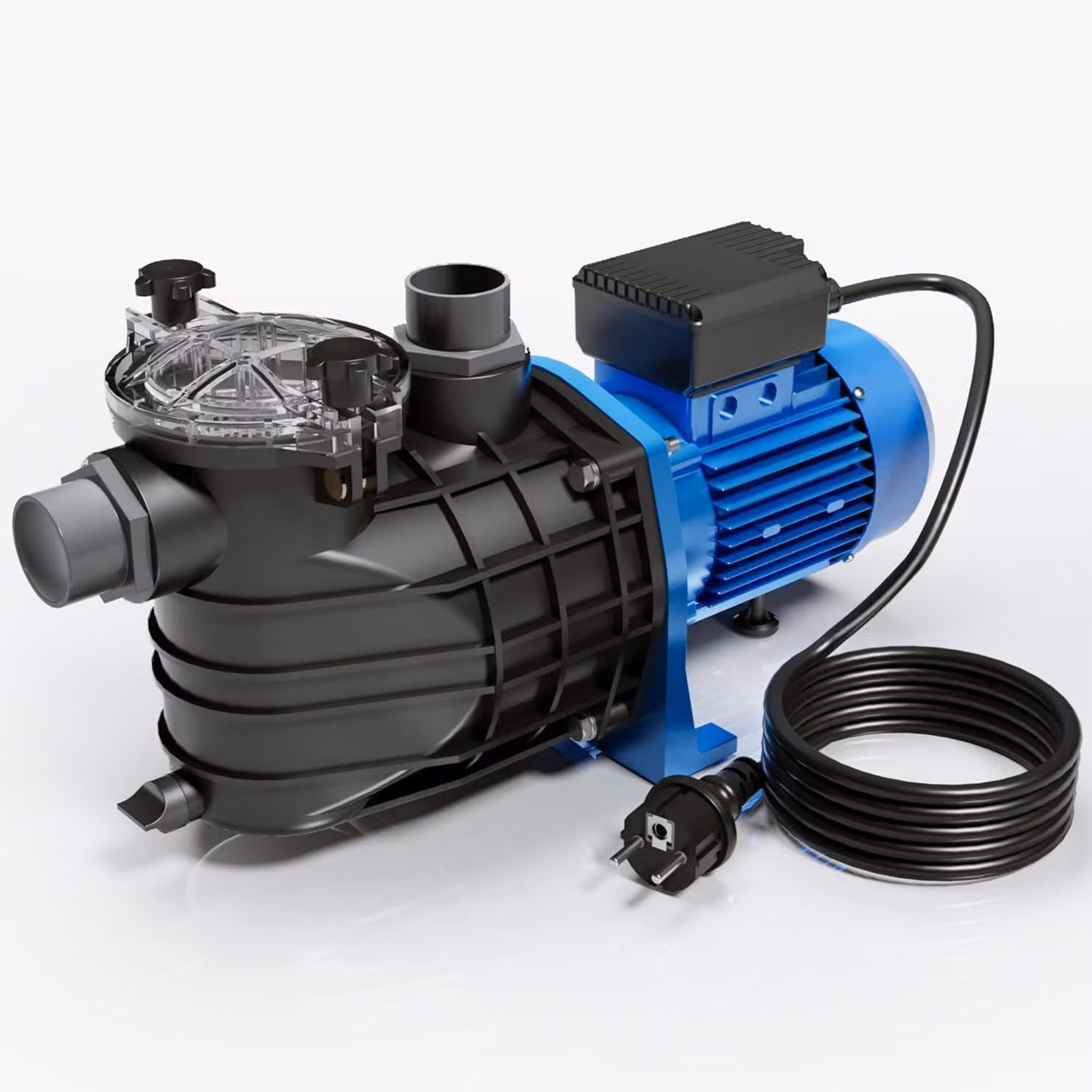 Pompa per piscina da 22.500 litri/ora, 1500 W, pompa per piscina, pompa filtro, pompa di circolazione