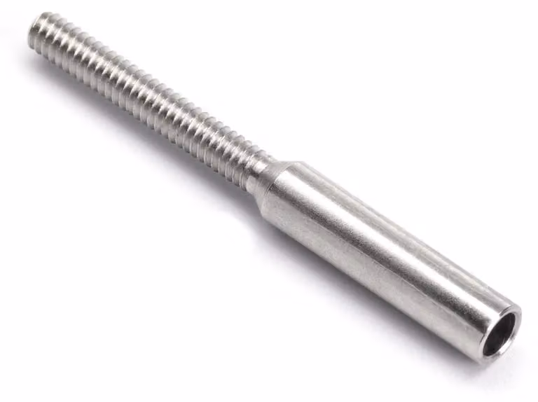 Giunto di collegamento in acciaio M2, diametro 2,1 mm, confezione da 10 pezzi.
