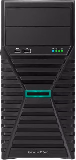 Server HPE ML30 Gen11 E2434 32GB 2x480GB SATA 8SFF Nero