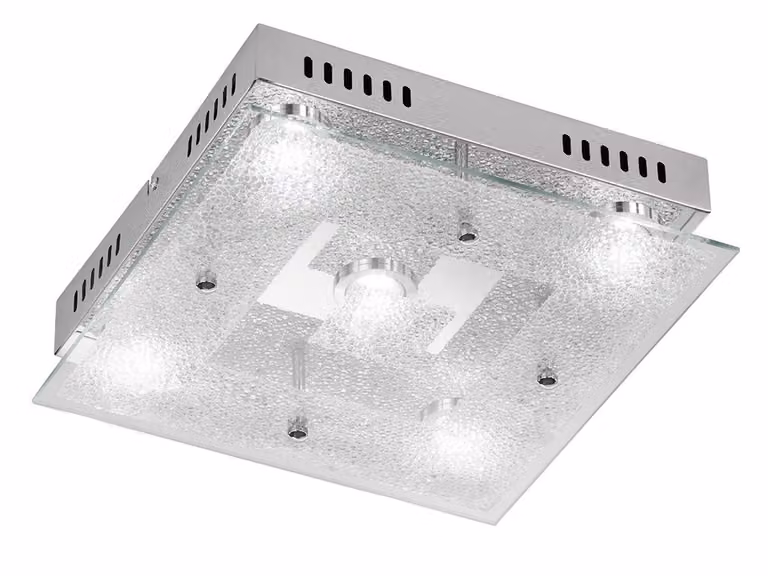 Lampada da soffitto decorativa a LED cromata Wofi BROOKS