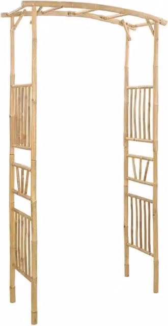 Arco da giardino in legno marrone per piante rampicanti CFW3116797 L: 110 cm, P: 40 cm, H: 205 cm
