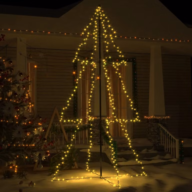 Maison Exclusive - Albero di Natale a Cono 300 LED per Interni Esterni 120x220 cm