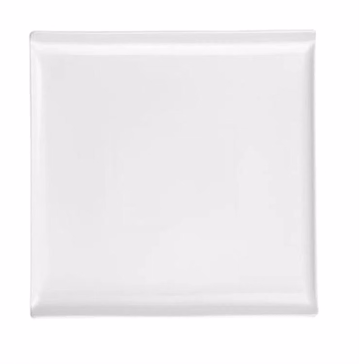 Vassoio quadrato bianco in porcellana diametro 30 x 30 cm linea Melamine 4 pezzi