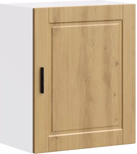 Pensile da cucina con ampio spazio contenitivo 50 x 31 x 60 cm design pratico in legno di rovere ingegnerizzato realizzato artigianalmente 02_0050360