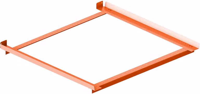 Supporto angolare arancione 80 mm Profondità telaio 1150 kg