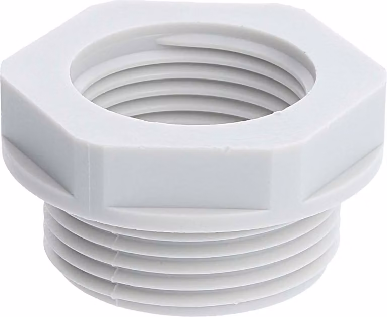 WISKA Riduzione M/M da M25x1,5 a M20x1,5 KRM-M25/M20 Esagonale Poliammide (PA) Filettatura di collegamento 8,0 mm - 1 pezzo