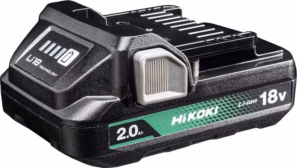 HiKoKi 18V sedile scorrevole batteria BSL1820M con 2,0 Ah batteria display a LED 377796