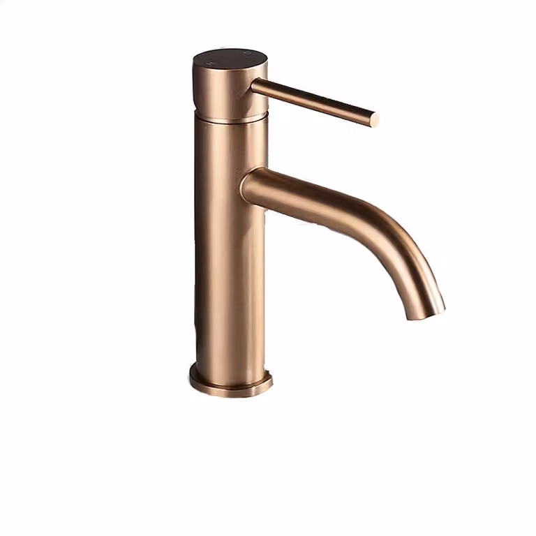 Rubinetto per lavabo KRAN retro oro rosa REBONA LAUFERI