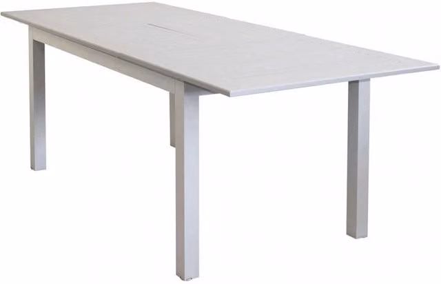 Tavolo Cuba Allungabile 150/210x90x75 h cm in Alluminio Tortora
