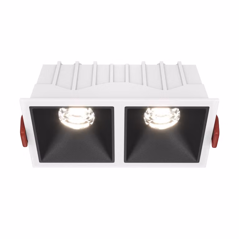 Maytoni plafoniera Alfa LED in bianco in alluminio e plastica 1000 lumen 20W per cucina, camera da letto, soggiorno, sala da pranzo, atrio