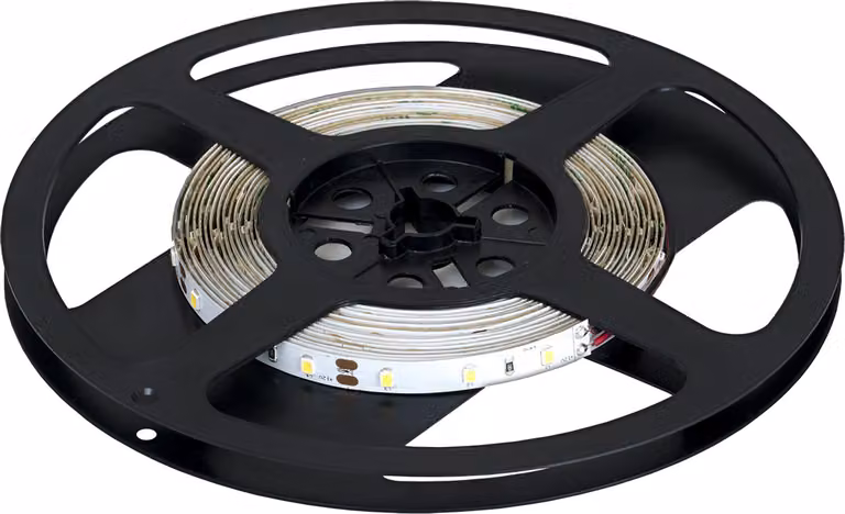 NASTRO Striscia LED 9,6W/m NW colore neutro, DC 12V, 60LED/m, CRI>80, IP20, 4000K, rotolo da 5 m, EDO777702 Soluzioni EDO