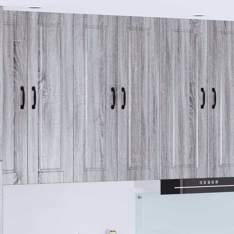 Armadietto a muro da cucina vidaXL PORTO Grigio Sonoma L: 60 cm, P: 31 cm, H: 100 cm