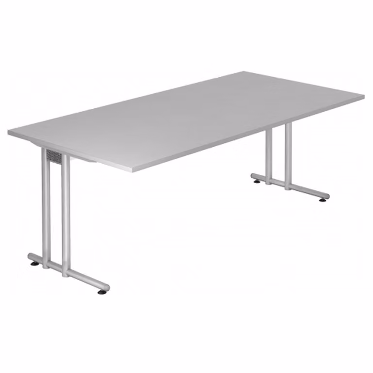 HAMMERBACHER NS2E Schreibtisch grau rechteckig