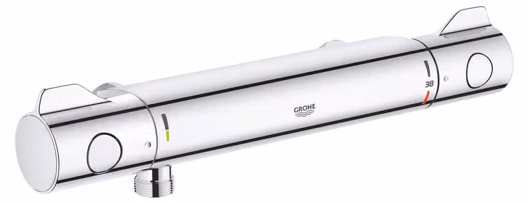 Miscelatore per doccia termostatico, cromato, con tecnologia TurboStat, EcoJoy e sistema di sicurezza SafeStop