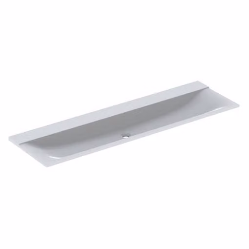 Geberit Xeno 2 lavabo sans trou pour robinet, sans trop-plein, 160x48cm, blanc, 500278001, 500.278.00.1, 500.278.00.1