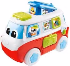 Libro bilingue ABC Van Life Chicco First Learning per bambini dai 12 ai 36 mesi multicolore