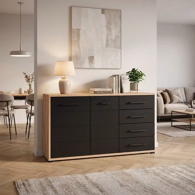 madia due ante quattro cassetti moderna cm 161 5x40x84 h - ELLI