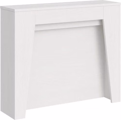 Consolle allungabile 90x25/211 cm Aneya Bianco Frassino