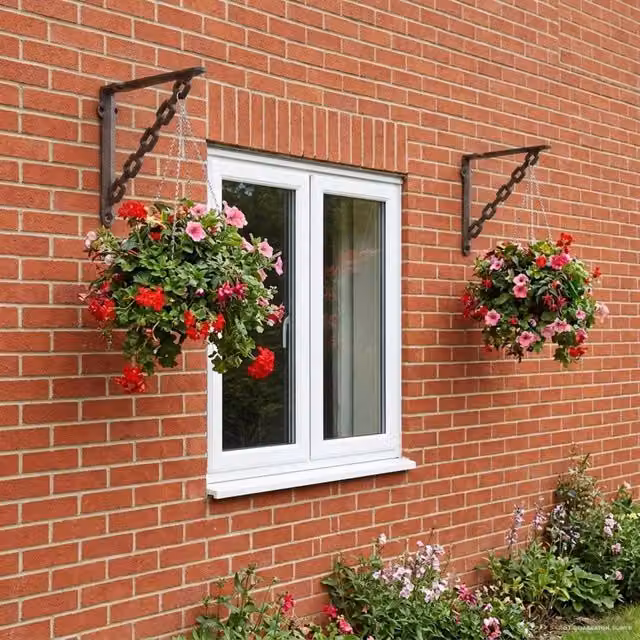 Set di 12 supporti per mensole da parete vidaXL in acciaio inossidabile, colore marrone – 1
