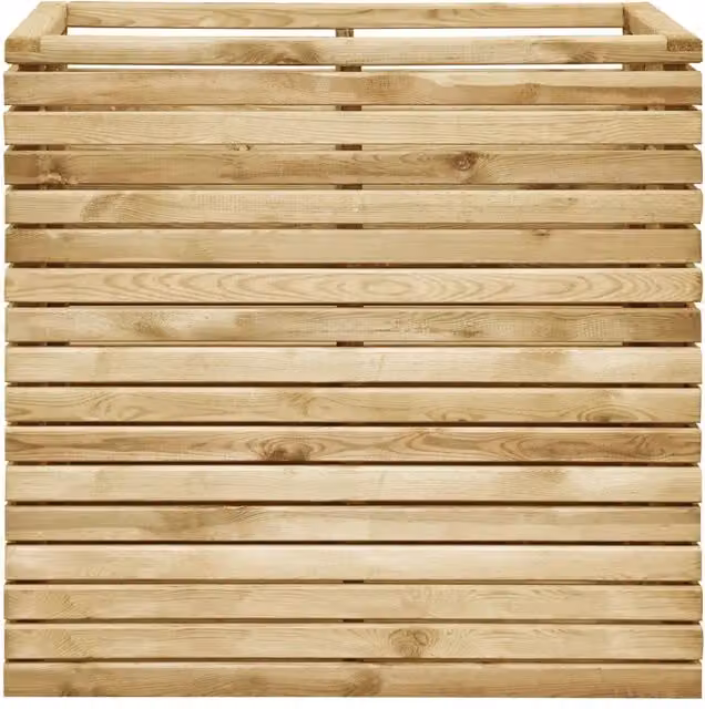 Letto rialzato Videx in legno impregnato verde e beige L/P/H: 100 x 50 x 100 cm
