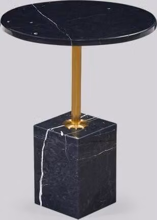 Rund Couchtisch Qualität Schwarz stilvolle Beistelltisch luxuriöse