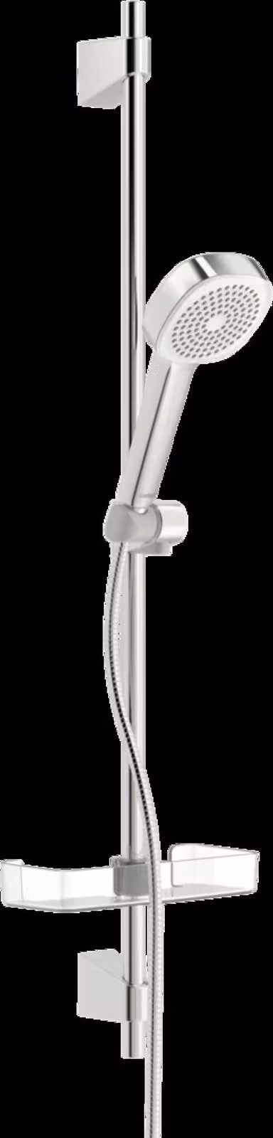 HANSA HANSABASICJET Style Set de douche à barre murale, montage mural, 1 jet, 920 mm, chromé, 44790111, 44790111