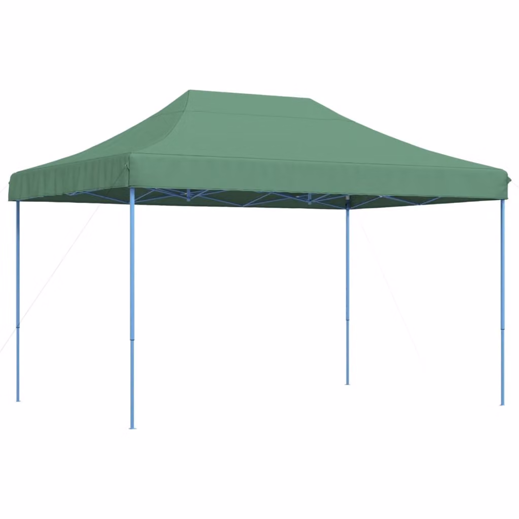 Tenda da Festa Pieghevole Pop-Up Verde 410x279x315 cm