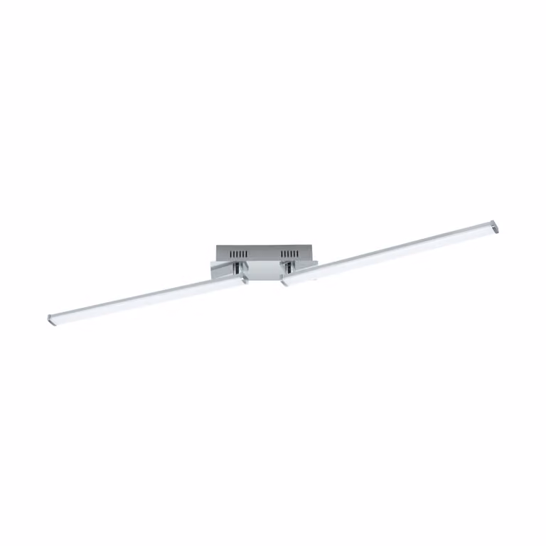 Eglo 96107 Lasana 2 LED plafoniera 2x9W acciaio alluminio cromo