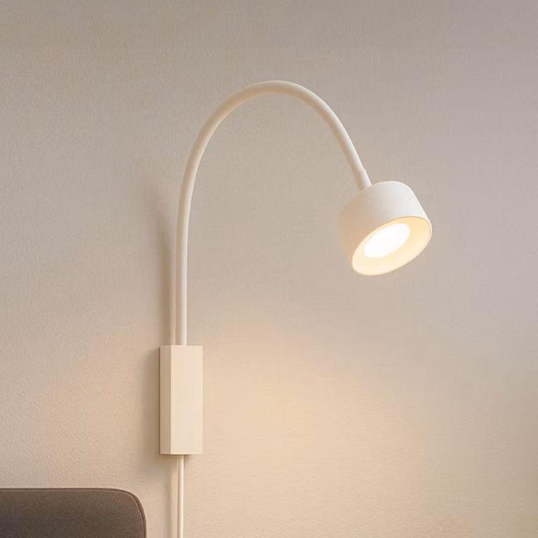 FH Lighting Applique da parete a LED Magnetic, dimmerabile, Bianco / Opale, Camera da letto, Metallo, Applique a LED