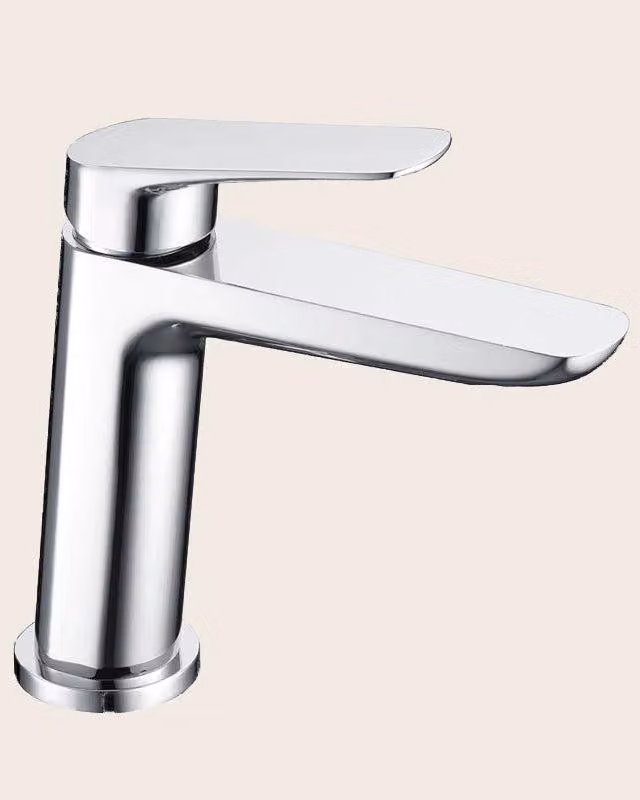 Miscelatore lavabo Totem in ottone cromo