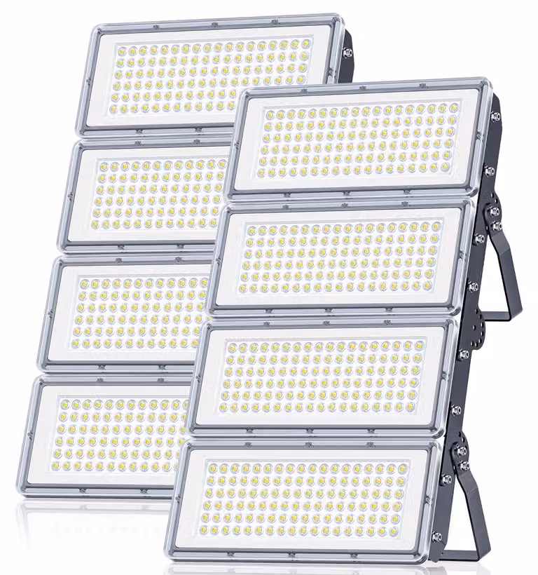 Fari a LED da 400W, 2 x 40.000 lumen, luce bianca fredda, grado di protezione IP67, per uso esterno