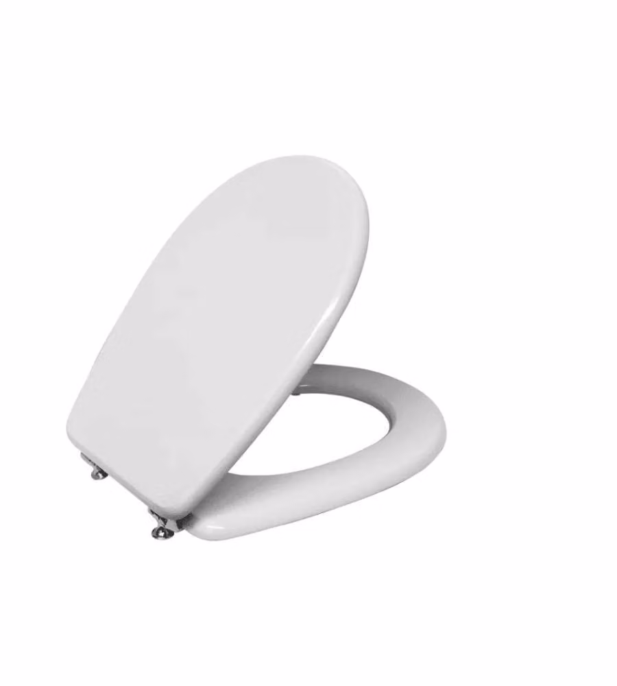 Seba Arredo Sedile WC Liuto Bianco Ovale in MDF 44x34,7 cm