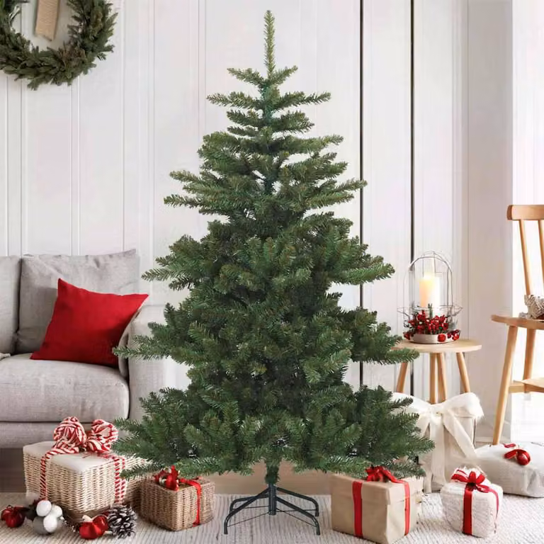Maison Exclusive - Albero di Natale artificiale pieghevole verde 150 cm PVC, acciaio