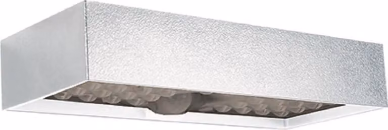 Lampada da esterno a LED, alimentata a energia solare, 800 lumen, 4000 Kelvin, con sensore di movimento, grado di protezione IP72
