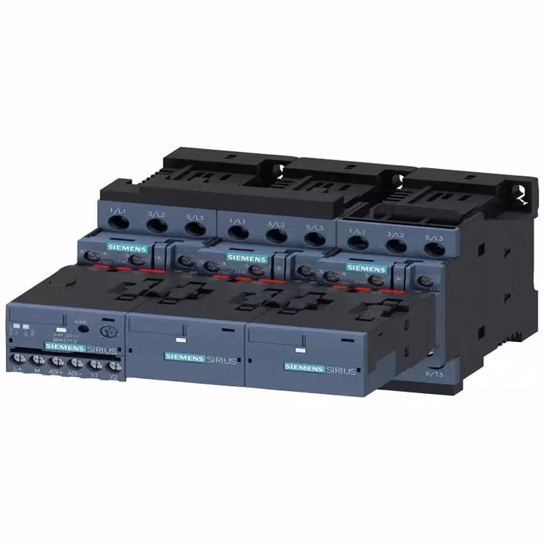 Combinazione stella-triangolo Siemens con ASI AC3, 11 kW/400 V, 24 V CC, 3 poli, S0 3RA24238XH321BB4
