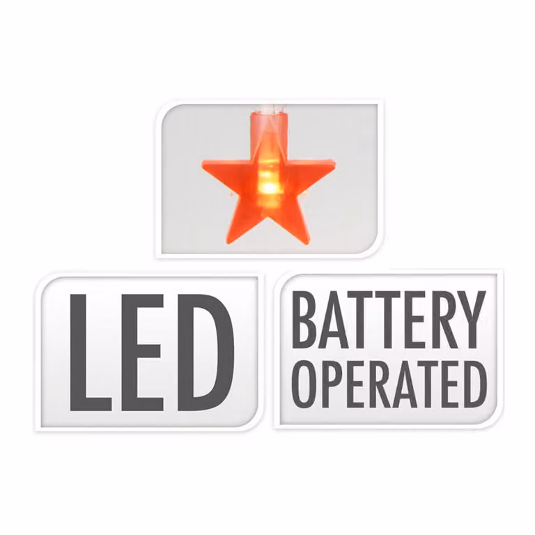 Cavo luminoso con stelle LED, 100 cm
