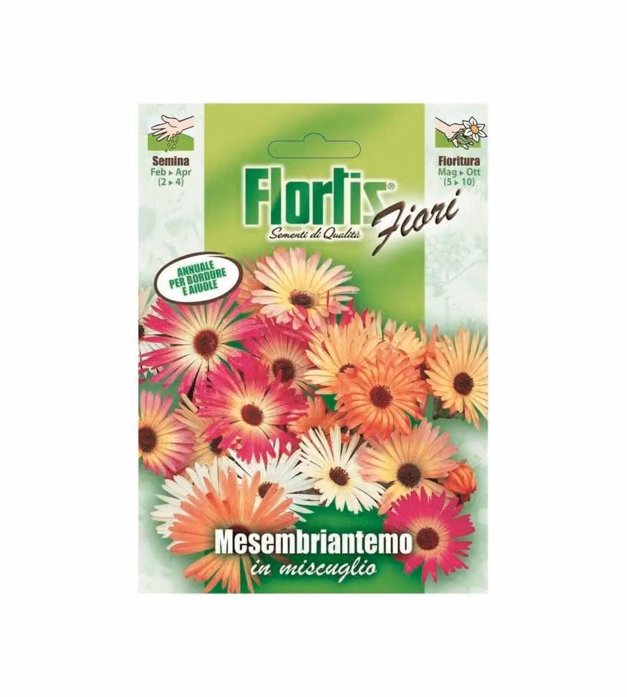 Mesebriantemo Mix - Semi in busta per giardino - Colore variegato