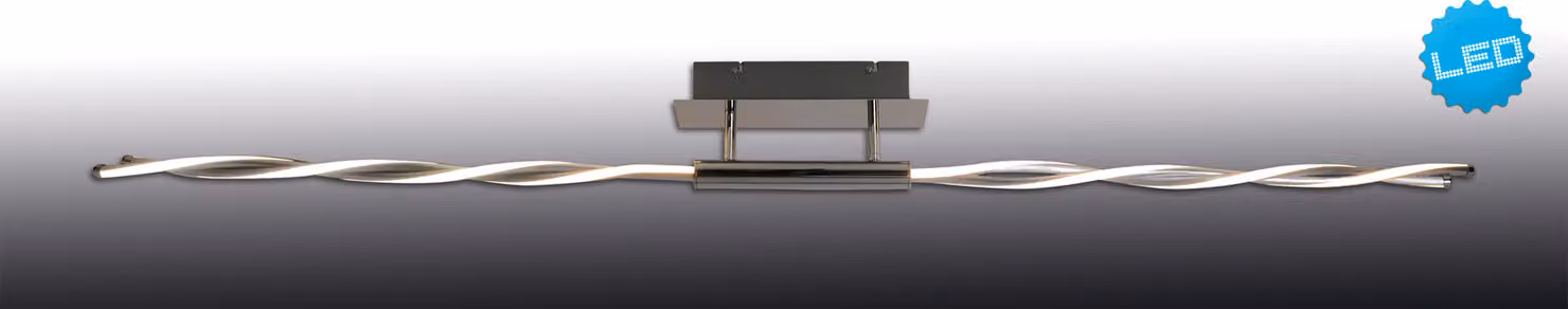 Plafoniera Näve LED - Materiale: metallo, plastica - Colore: cromo, alluminio; 1266242
