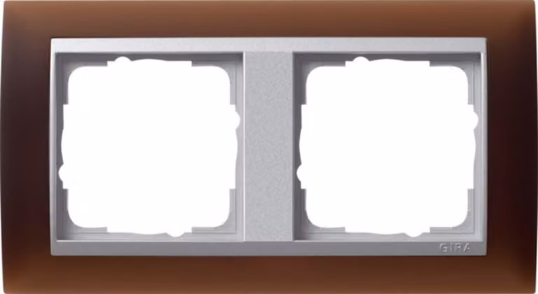 Gira cover frame 2f.opaco dbr 021259