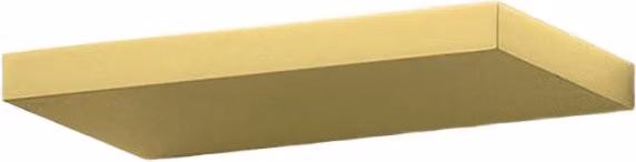 Applique LED Gea Yoana Gealuce, Finitura Ottone e Metacrilato Opale Bianco, Dimmerabile, 25W 2600lm 3000K – 2