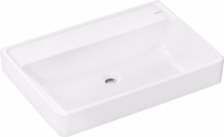 hansgrohe Xanuia Q lavabo, sans trou pour robinet, sans trop-plein, 700x480mm, SmartClean, blanc, 61135450, 61135450