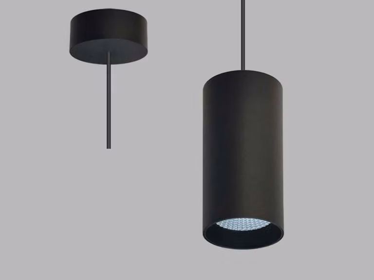 Apparecchio LED a sospensione LUKY, variante: NERO, 3000 K