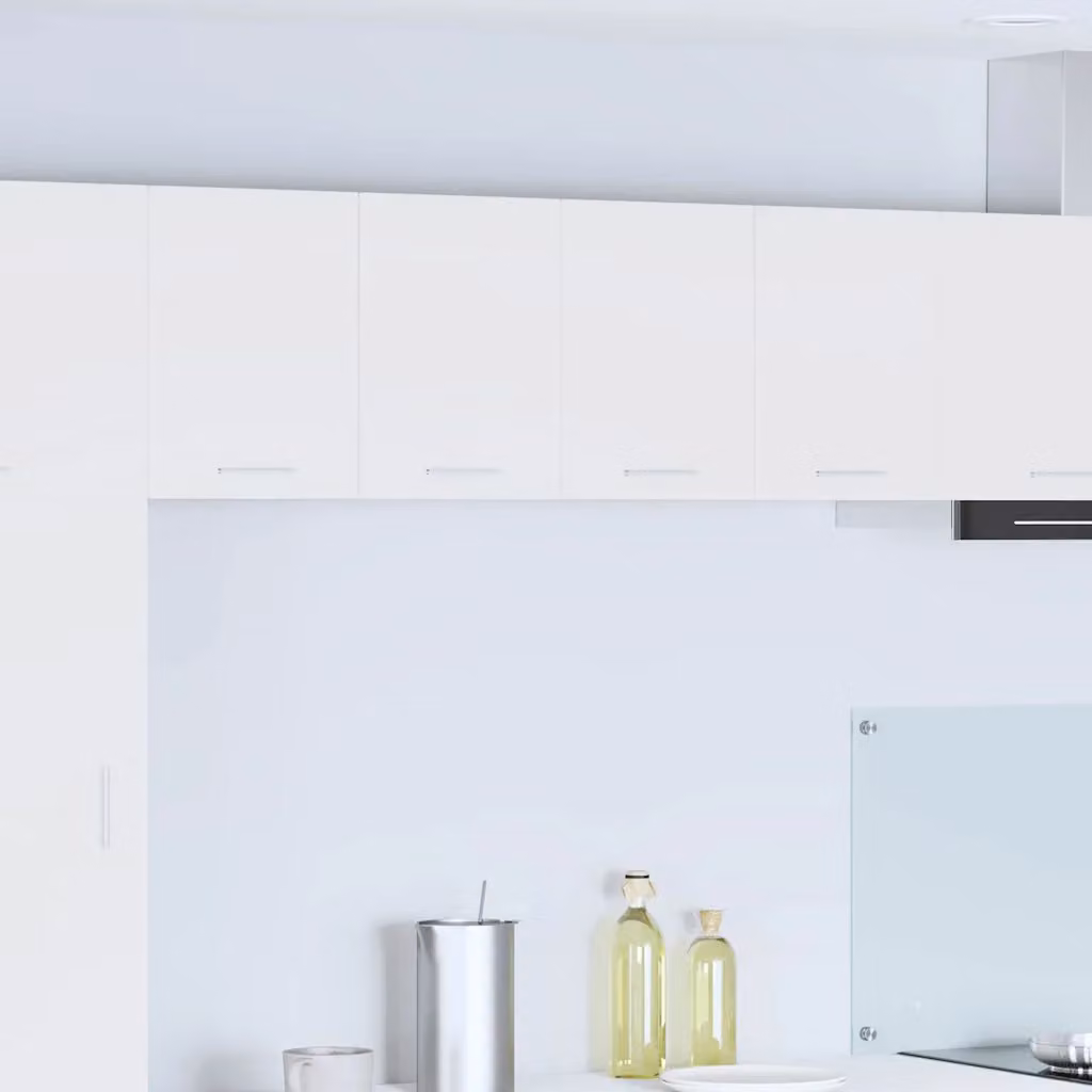 vidaXL Armadio pensile da cucina moderno in MDF Bianco L 60 x P 31 x H 40 cm