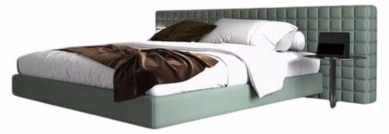 Grünes Doppelbett Hochwertiges Schlafzimmer Bett Polsterbetten