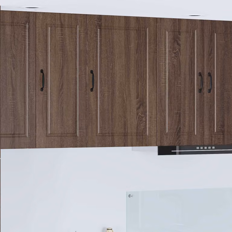 Armadietto a muro moderno vidaXL PORTO in legno marrone L: 50 cm, P: 31 cm, H: 80 cm