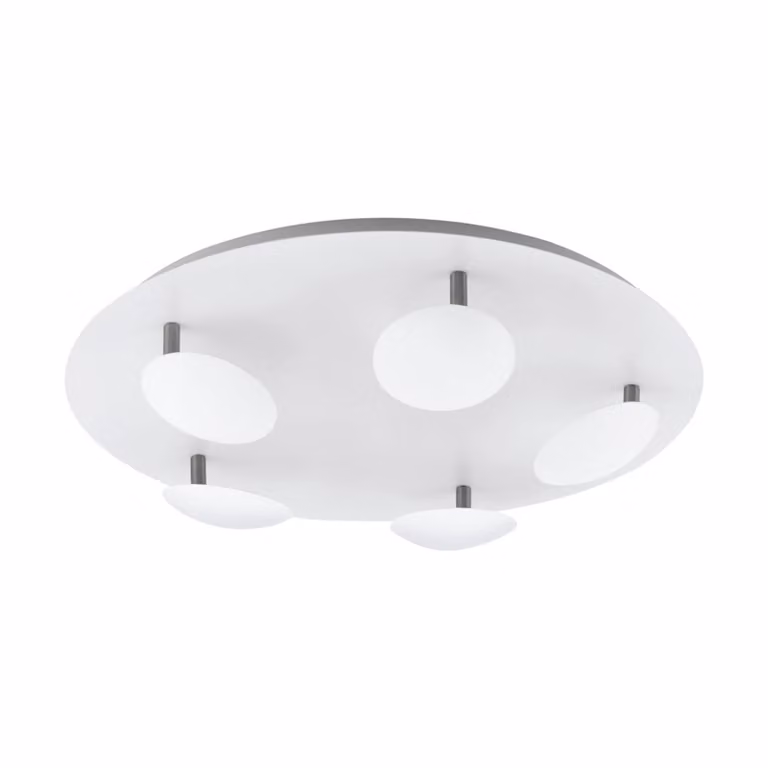 EGLO 97648 CERTINO Plafoniera LED nichel opaco 5x4,5W 3000K bianco caldo