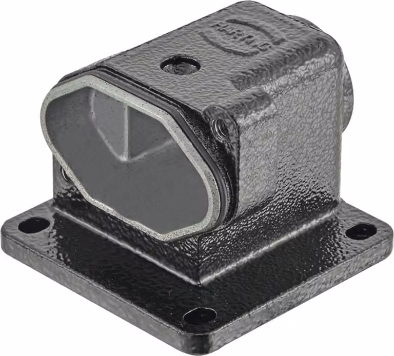 HARTING Han 3HPR Base con fondo chiuso, corta, 1xM20 uscita cavo diritta, chiusura a vite - 1 pezzo